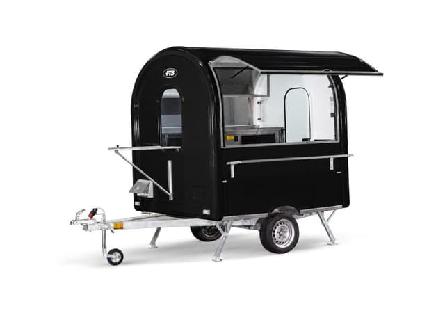 Food-Truck-Anhänger L’Essentiel in Schwarz, Format AIR 220
