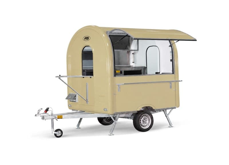 Food-Truck-Anhänger L’Essentiel in Beige, Format AIR 220