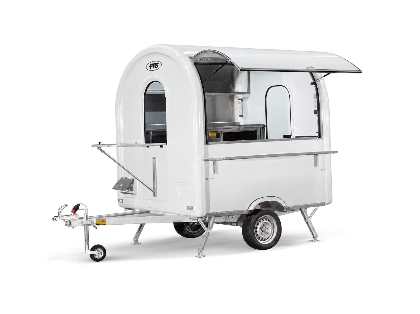 Food-Truck-Anhänger L’Essentiel in Weiß, Format AIR 220
